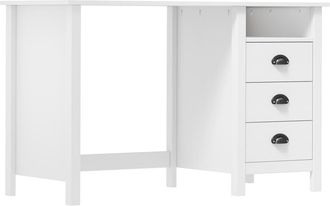 vidaXL Escritorio Hill Con 3 Cajones Madera De Pino 120x50x74 Cm Vidaxl