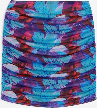 H&M Geraffter Strandjupe - White