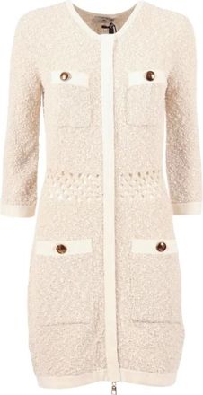 Elisabetta Franchi Mujer, Vestidos, Blanco, Talla: S