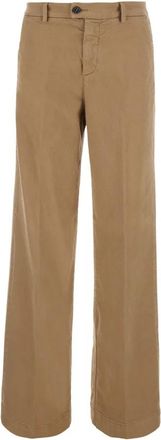 Roy Rogers Wijde Broek - Dames - Wijde Broeken - Beige - W29 - Denim - Broeken