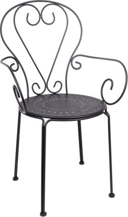 BIZZOTTO Nostalgischer Gartenstuhl Etienne - Schwarz