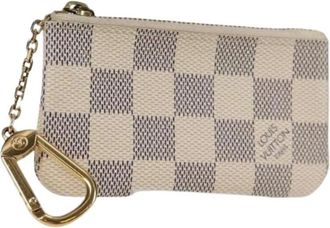 Louis Vuitton Pre-owned Wallets, female, White, Size: ONE SIZE Pre-owned Canvas Wallet