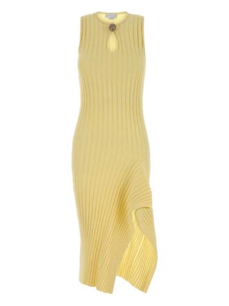 Stella McCartney sleeveless midi dress - Yellow