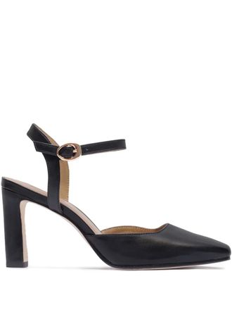 Bernardo 80mm Gama ankle-strap pumps - Black