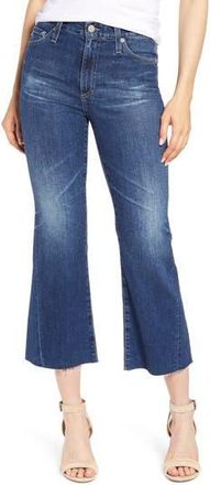 AG - Adriano Goldschmied Quinne High Waist Crop Flare Jeans in 11 Years Stream at Nordstrom Rack, Size 24