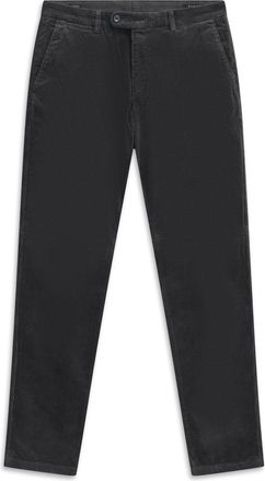 Bugatti Cordhose BUGATTI Modern Fit, Herren, Gr. 32, L&auml;nge 32, 270, dunkelgrau, 77% Baumwolle, 22% Lyocell, 1% Elasthan, unifarben, normal, Hosen Cordhose, mi