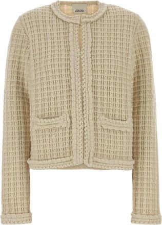 Isabel Marant Hortense Cardigan - Dames - Vesten - Beige - L - Wol - Truien & Vesten