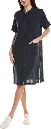 Eileen Fisher Eileen Fisher Petite Mandarin Collar Shirtdress