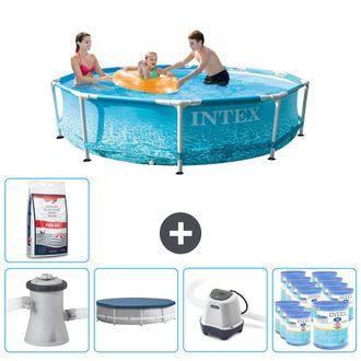 Intex Piscina Con Estructura Redonda - 305x76 Cm - 8-piezas Scb55