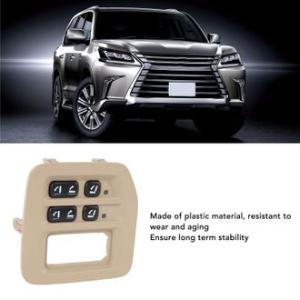 OEM Interruptor De Control Para Plegar Los Asientos Traseros Del Lexus Lx570 De Tercera Generaci&oacute;n, N&uacute;mero De Pieza 15c223 - 1 Pieza, Color Beige/pl&aacute;stico
