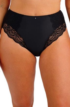 Fantasie Cesile High Waist Briefs in Black at Nordstrom, Size Xx-Large