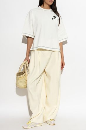 Jacquemus T-shirt Letro, Womens, White