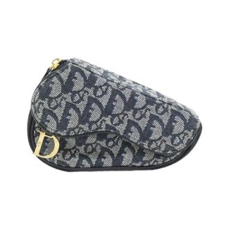 Dior Pre-owned Canvas Pouch - Dames - Pre-owned - Blauw - Maat: ONE Size