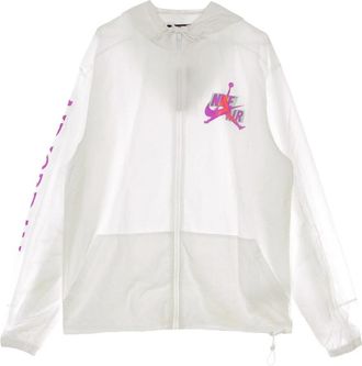Nike Jordan Klassiek Windbreaker Jack - Heren - Fitness - Wit - L - Polyester - Fitness