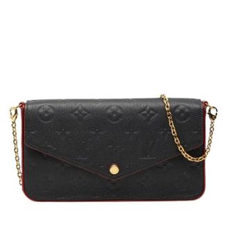 Louis Vuitton Pre-owned Pochette Felicie - Dames - Pre-owned - Zwart - Maat: ONE Size Leer