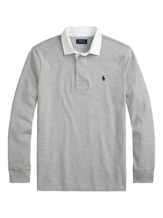 Polo Ralph Lauren Poloshirt met geborduurd logo - Grijs