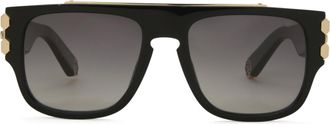 Philipp Plein SPP011M 700P Mens Sunglasses Black Size 55