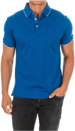 Hackett Poloshirt - Heren - Polos - Blauw - XS - Katoen - Tops