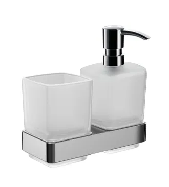 Emco Emco - Portavasos Y Dispensador De Jab&oacute;n L&iacute;quido Loft, Modelo De
