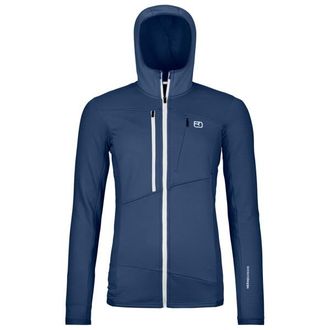 Ortovox Fleece Grid Hoody Fleecejacke f&uuml;r Damen | blau