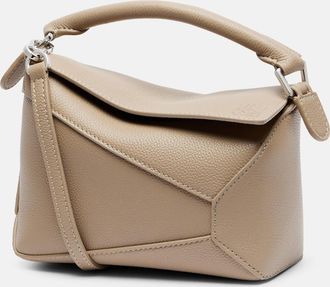 Loewe Puzzle Edge Mini leather top-handle bag