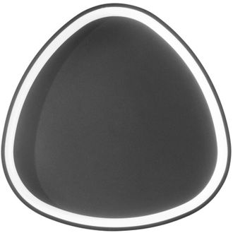 Luce-Ambiente-Design Plafoniera LED KLAPTON in alluminio nero con funzione CCT 65 cm