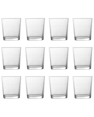 Fortessa Arcade Everyday 12Oz Stackable Glasses (Set Of 12)