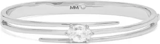 Melinda Maria Shes on Point Lasso Cuff in Silver-White at Nordstrom, Size Medium
