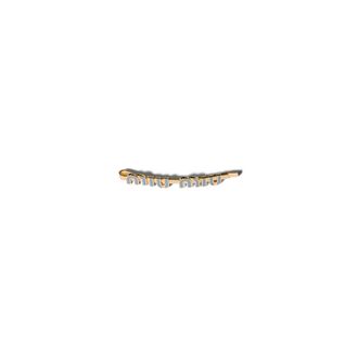 Miu Miu Enameled Metal Hair Clip, Woman, Light Blue