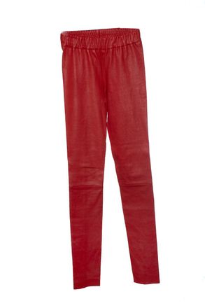 Sylvie Schimmel red leather leggings