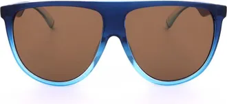Fila Unisex Blue Rectangular Sunglasses SFI268-1
