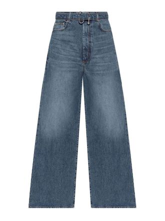 Sportmax Wide-Leg Cotton Denim Jeans