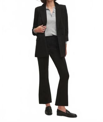 Favorite Daughter Alissa Flare Cropped Pants In Black
