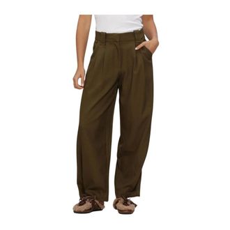 Y.A.S Y.a.s - Yascolera MW Ankle Pant S - Dames - Broeken - Groen - Maat: L Poliester