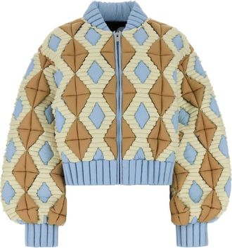 RAXXY Geweven Nylon Donsjack - Dames - Bomber jackets - Veelkleurig - M - Nylon - Jassen