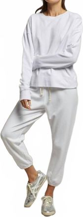 perfectwhitetee Johnny Sweatpant In White