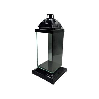 OEM Farol Cuadrado De Ajedrez Grande / Negro / 1 Pieza
