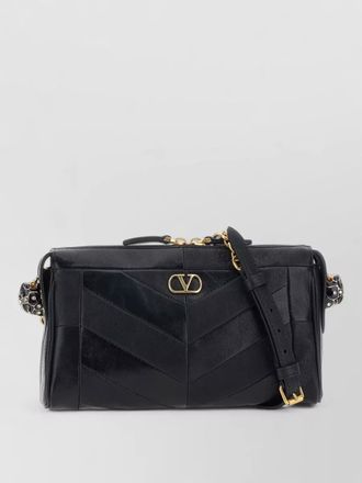 Valentino Garavani panthea crossbody bag vlogo detail leather