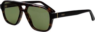 Retro Superfuture Maneval Zonnebril - unisex - Zonnebrillen - Bruin - ONE Size - Accessoires