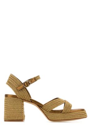 Castaner Golden Vallita Heels