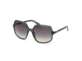 Guess Green Gradient Irregular Ladies Sunglasses GU00257 96P 57