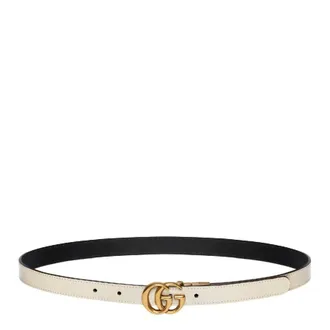 Gucci GG Marmont Reversible Thin Belt, Size 100