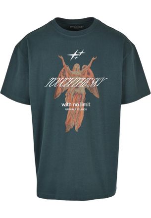 Mister Tee Touch The Sky Oversize Tee, Bottle Green, XS
