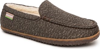 Minnetonka Mens Eco Elm - Slip-On Casual Loafers Designed with Recycled Berber Lining, Removable Contoured Footbed, MinnTREAD Rubber with Rice Husk Sole, and Rep