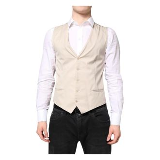 Dolce & Gabbana Heren, Pakken, Beige, Maat: M