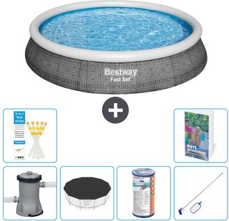 Bestway Piscina Bestway Fast Set Redonda - 396x84 Cm - 7-piezas S304