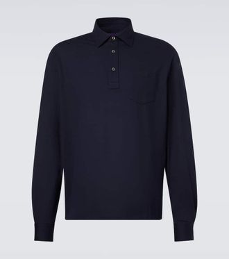 Ralph Lauren Purple Label Polo in cotone e cashmere