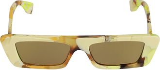 Gucci Rectangle Thick Sunglasses