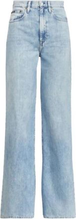 Polo Ralph Lauren Wide Leg High Waist Jeans - Dames - Loose Fit Jeans - Blauw - W31 - Katoen - Jeans