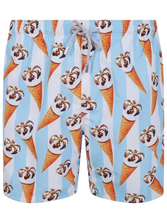 MC2 Saint Barth Swim Shorts With Ice Cream Print Gustavia